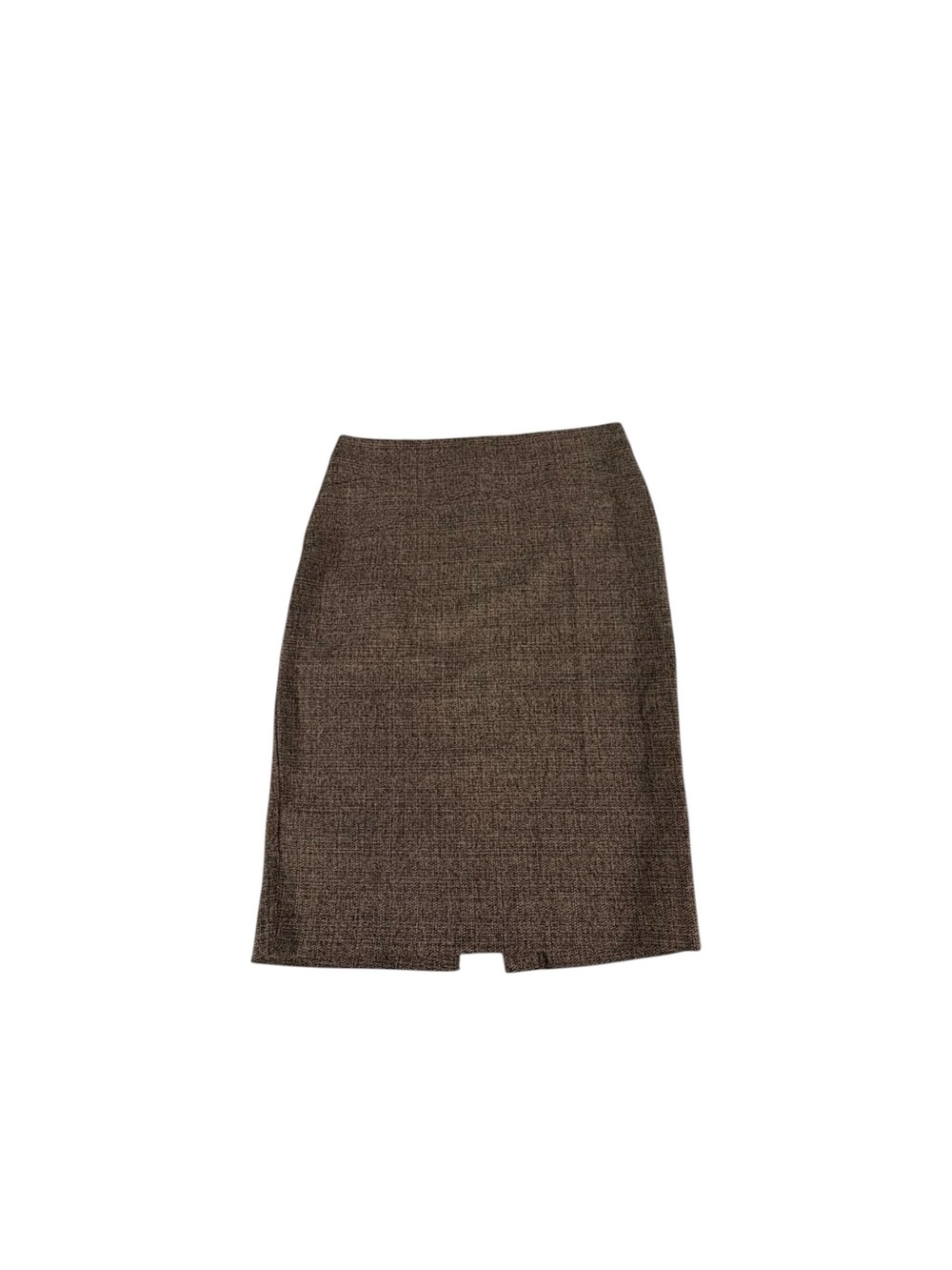 7th Avenue NY&C Brown Textured Pencil Skirt 8 Corporate Office Dark Academia